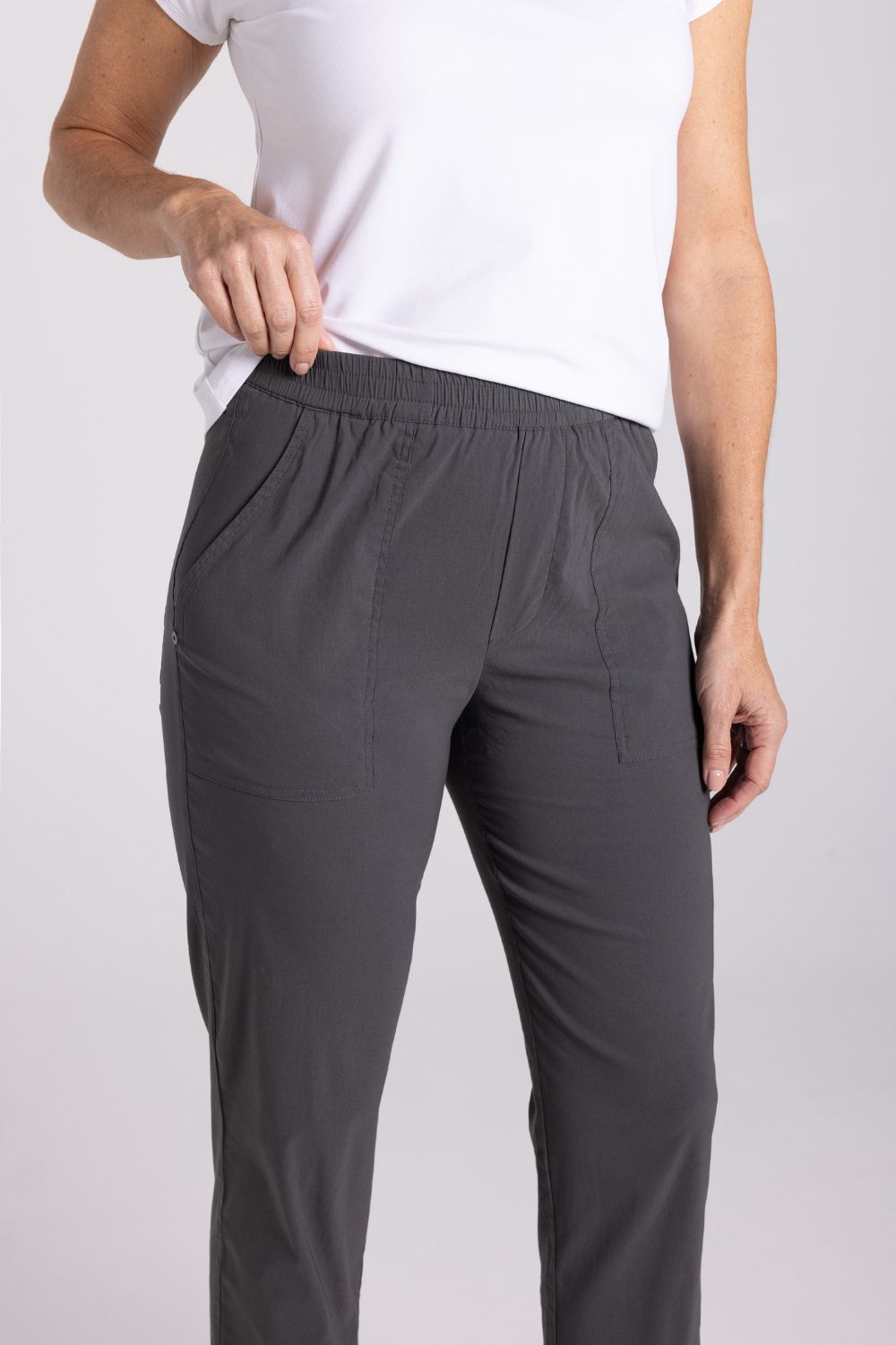 Silvermaple Collection The Ultimate 7/8 Cuff Pant | Gunmetal