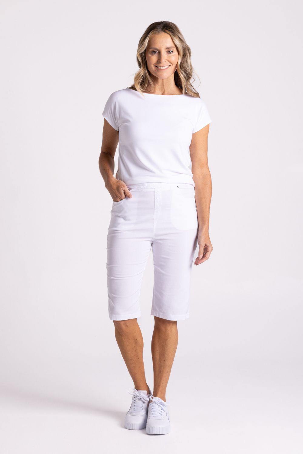 Silvermaple Collection The Ultimate Long Short | White_Silvermaple Boutique