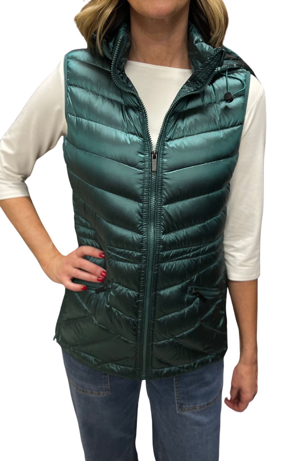 Silvermaple Collection Down Filled Puffer Vest | Basil_Silvermaple Boutique