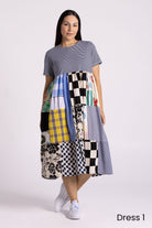 Silvermaple Collection Patchwork Dress | Multi_Silvermaple Boutique