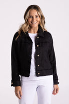 Silvermaple Collection Samantha Fray Edge Jacket | Black_Silvermaple Boutique