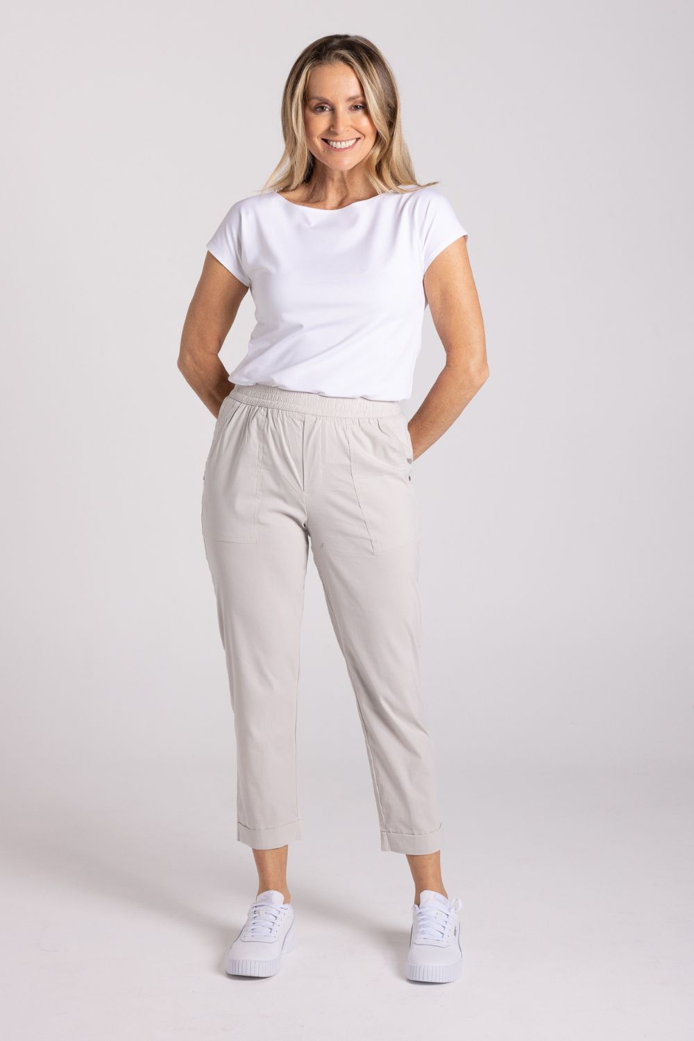 Silvermaple Collection The Ultimate 7/8 Cuff Pant | Sand