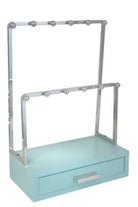 Tiffany / Silver Jewellery Stand with Drawer - Silvermaple Boutique