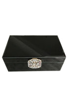 Bevelled Edge Black Glass Box - Silvermaple Boutique