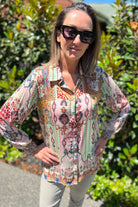 Claire Shirt | Aztec - Silvermaple Boutique