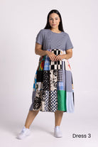 Silvermaple Collection - Patchwork Dress | Multi - Dress - Silvermaple Boutique 