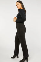 Tani Full Straight Pant | Black_Silvermaple Boutique