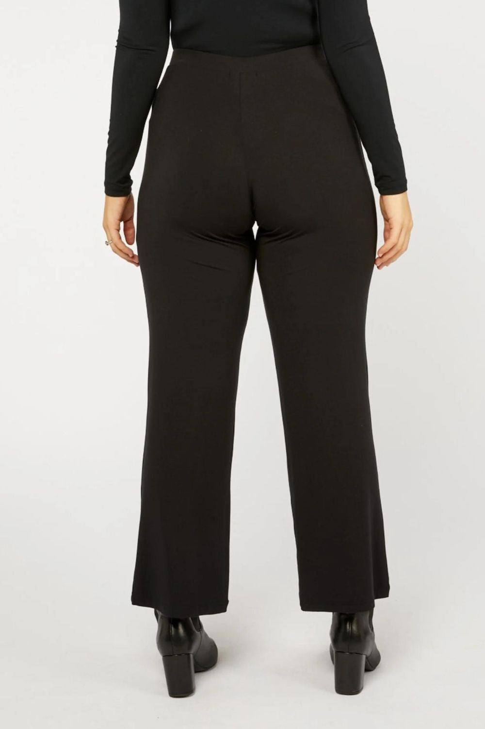 Tani Full Straight Pant | Black_Silvermaple Boutique