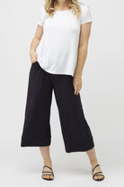 Tani Culotte Resort Pant | Navy _ Silvermaple Boutique