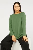 Tani Cara Long Sleeve Top | Sage Marle_Silvermaple Boutique