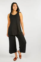 Tani Culotte Resort Pant | Black _ Silvermaple Boutique