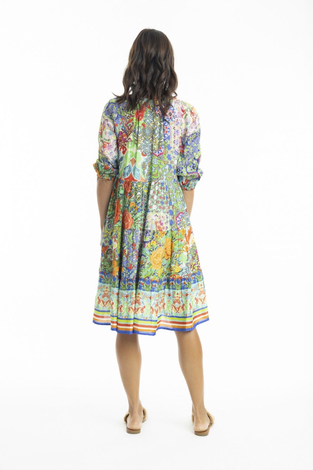 Fashion Express Tara Layered Dress | Print_Silvermaple Boutique