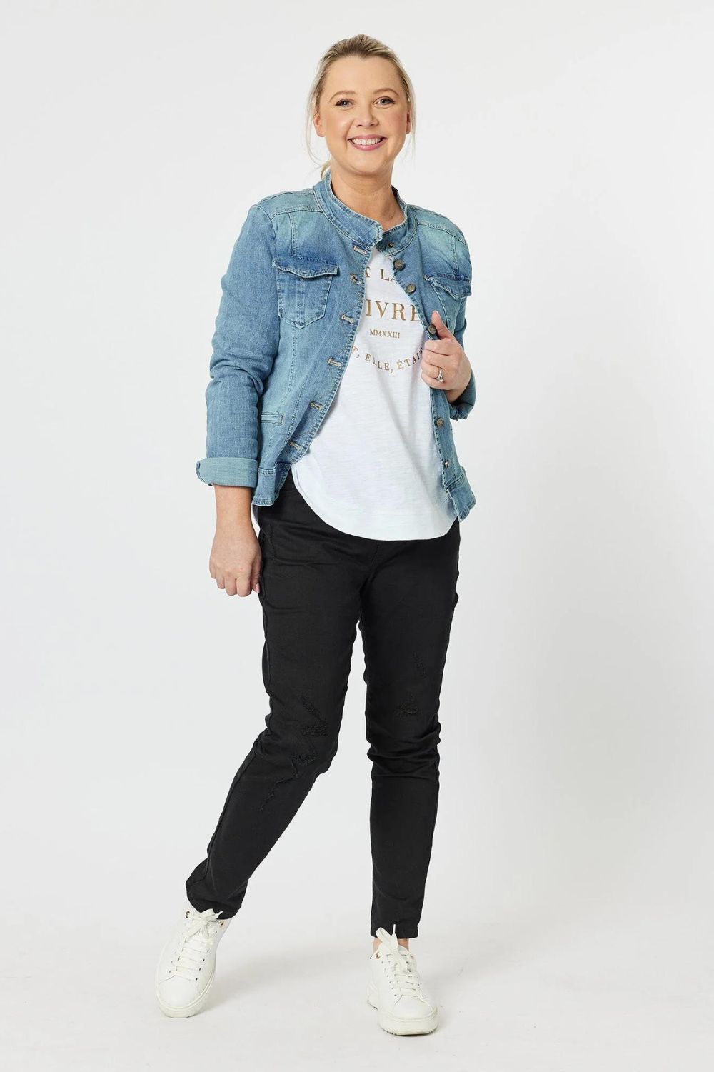 Threadz & Clarity Maggie Denim Jacket | Denim_Silvermaple Boutique