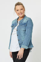 Threadz & Clarity Maggie Denim Jacket | Denim_Silvermaple Boutique