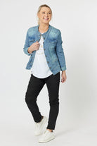 Threadz & Clarity Maggie Denim Jacket | Denim_Silvermaple Boutique