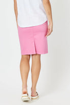 Threadz & Clarity Portia Denim Skirt | Hot Pink_Silvermaple Boutique