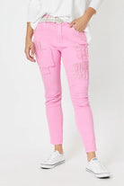 Threadz & Clarity Taylor Patch Jeans | Flamingo_Silvermaple Boutique