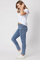 Threadz & Clarity Sophie Slim Leg Jean | Denim_Silvermaple Boutique