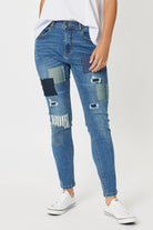 Threadz & Clarity Sofia Patch Jean | Denim_Silvermaple Boutique