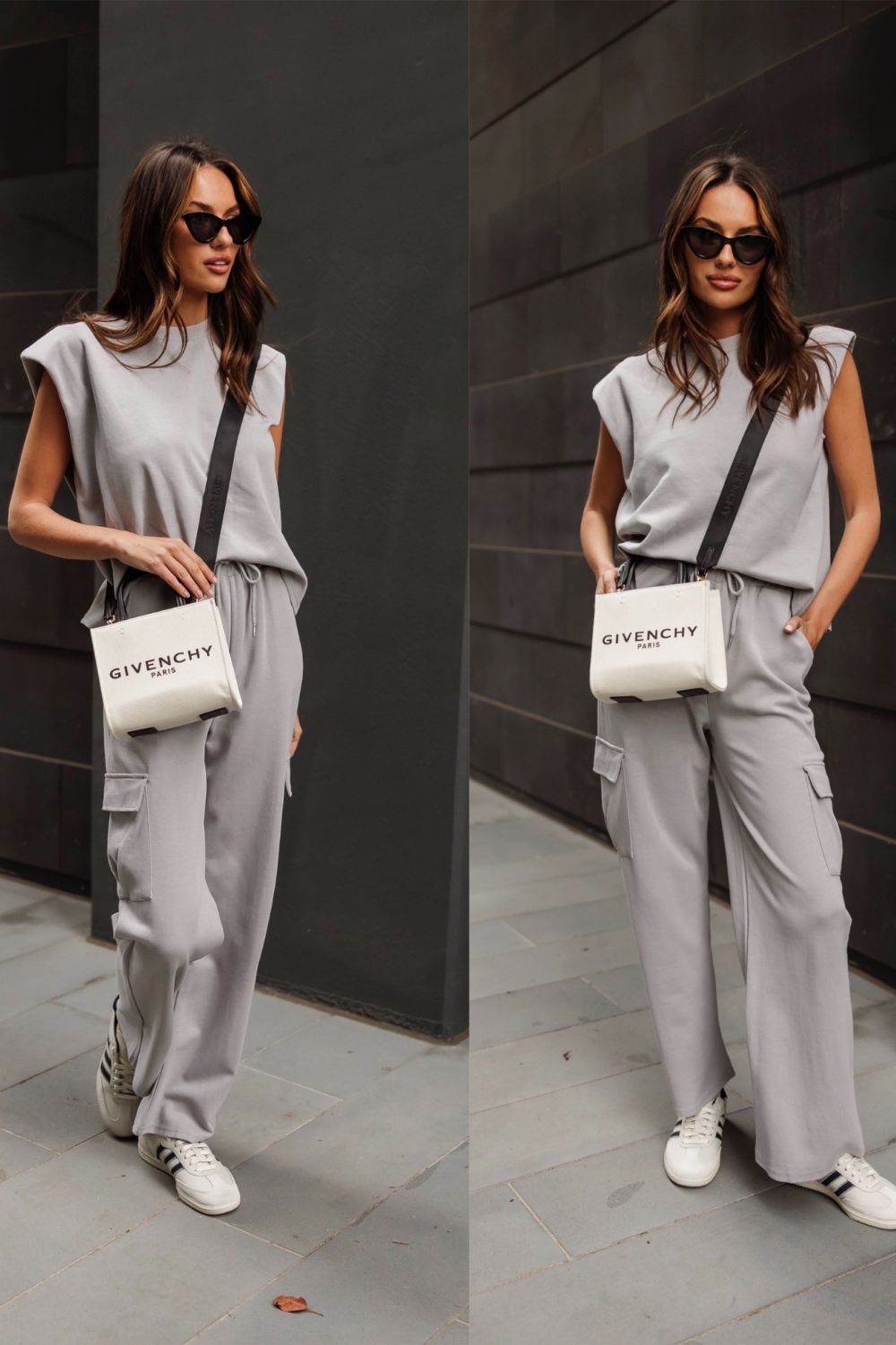 Fashion Express Toby Sweat Cargo Pants Set | Dove_Silvermaple Boutique