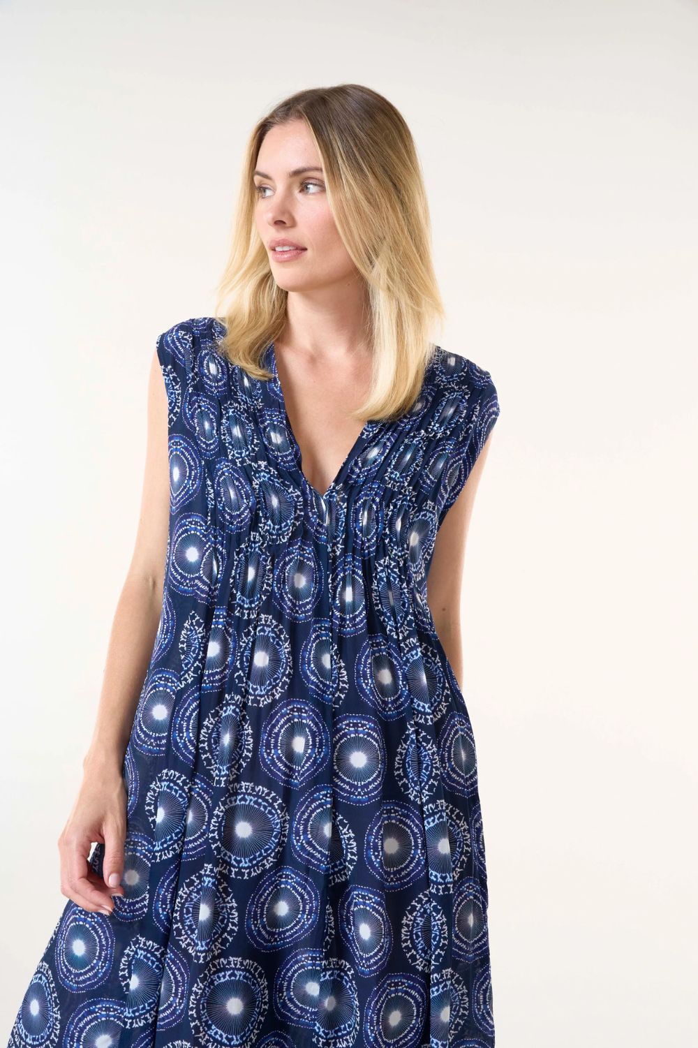 Oneseason Tommy Dress | Fuji | Navy_Silvermaple Boutique