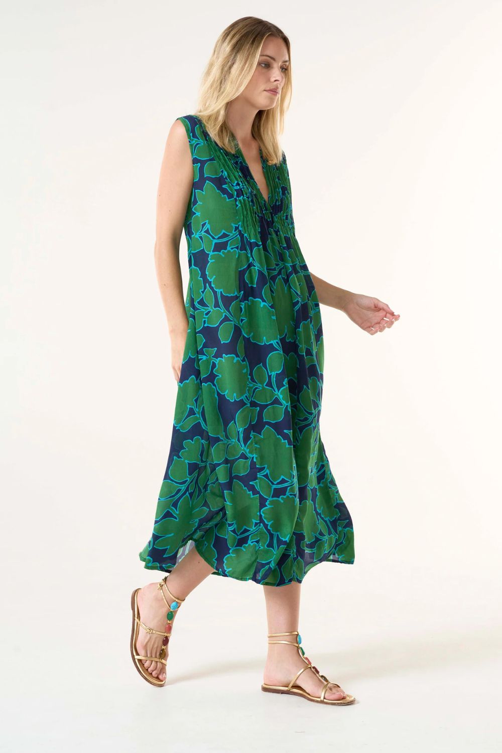 Oneseason Tommy Dress | Porto Vecchio Green_Silvermaple Boutique