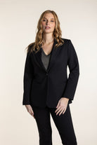 Two T's Ponte Blazer | Black _Silvermaple Boutique