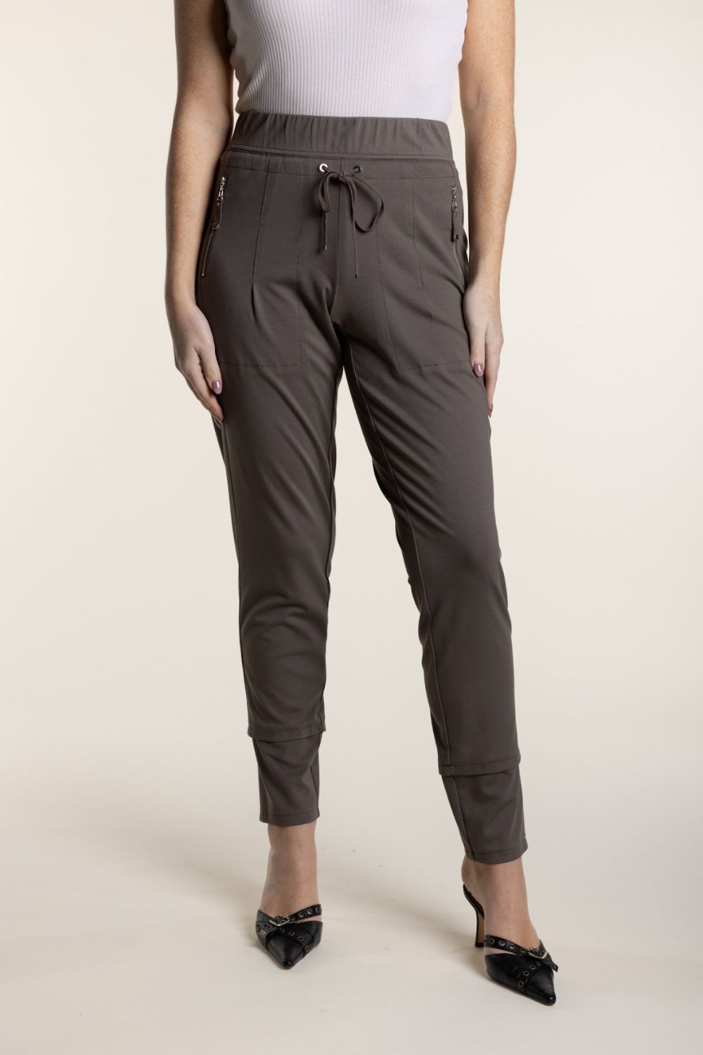 Two T's Ponte Panelled Legging | Clove_Silvermaple Boutique