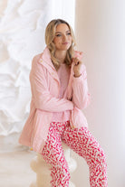 Two T's Spray Jacket | Pink Rose_Silvermaple Boutique