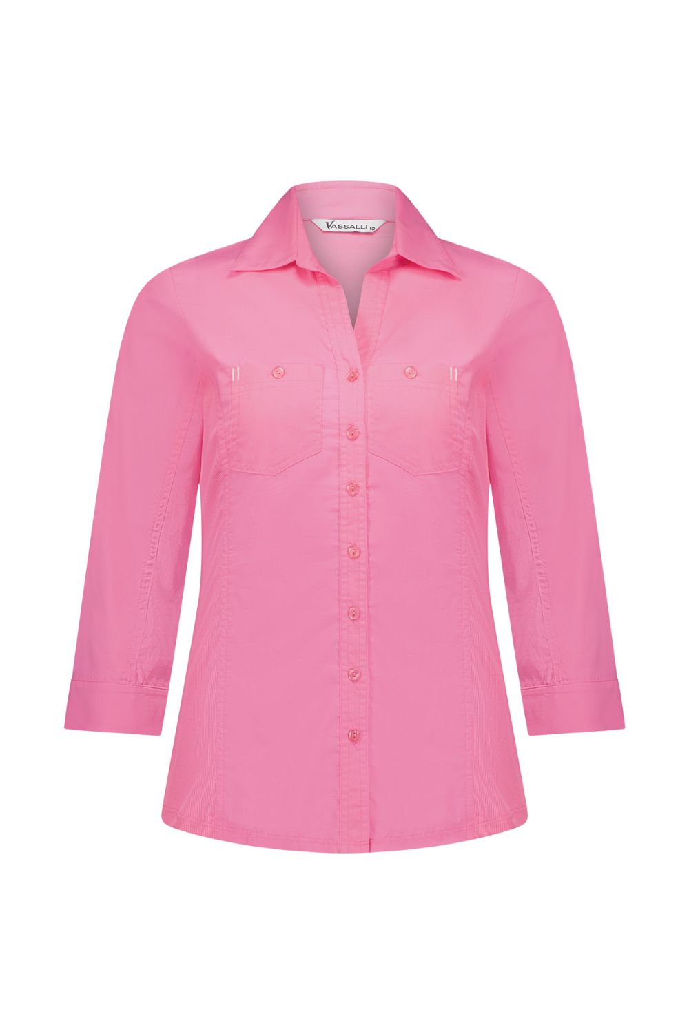  Vassalli Golf Shirt | Flamingo_Silvermaple Boutique