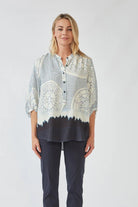 Verge Coya Blouse | Blue Print_Silvermaple Boutique