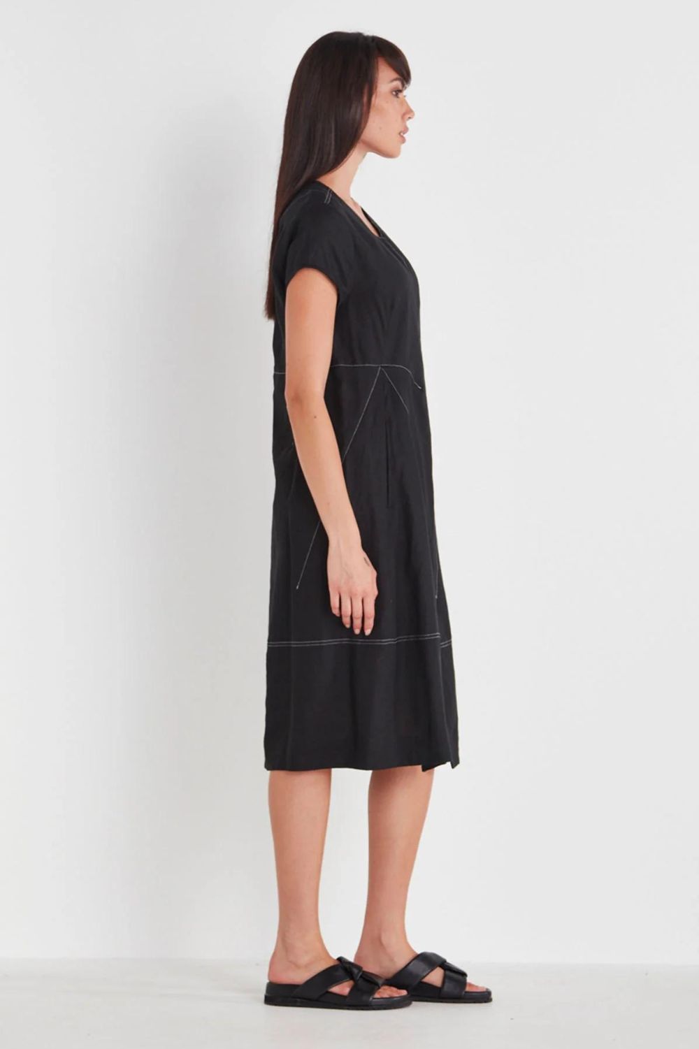 Verge Ria Dress | Black_Silvermaple Boutique