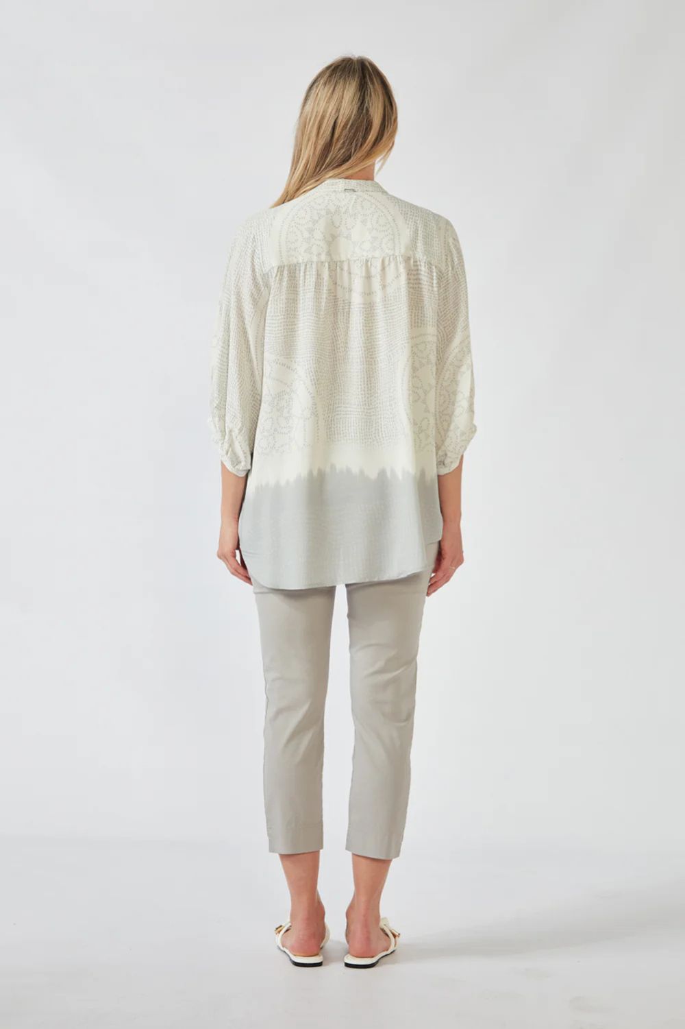 Verge Coya Blouse | Pumice Print_Silvermaple Boutique