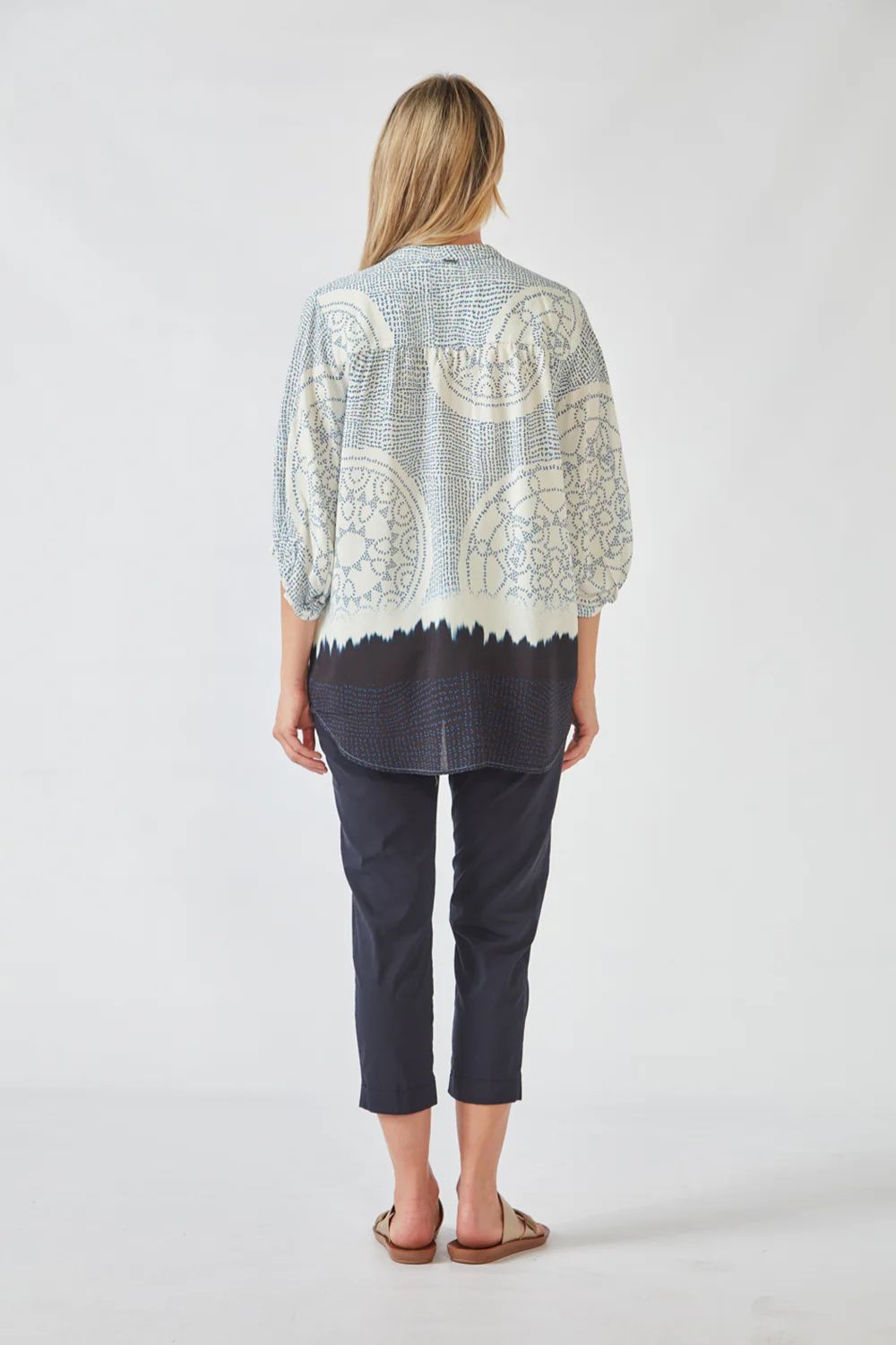 Verge Coya Blouse | Blue Print_Silvermaple Boutique