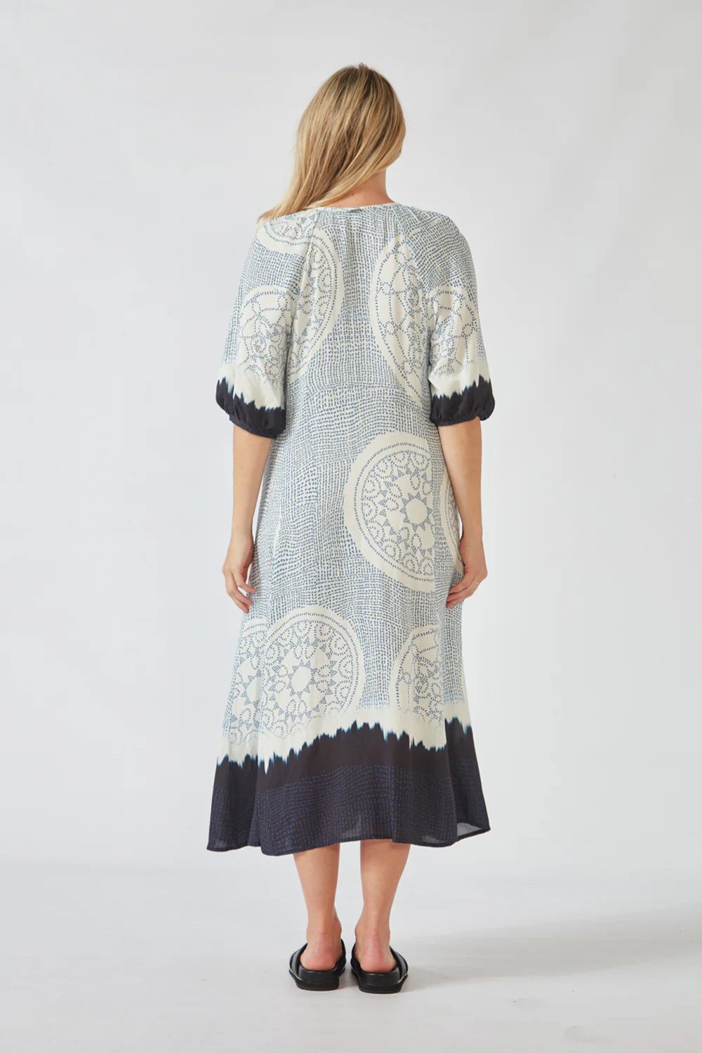 Verge Coya Dress | Blue Print_Silvermaple Boutique