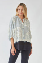 Verge Coya Blouse | Blue Print_Silvermaple Boutique