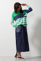 Zaket & Plover Diagonal Stripe Jumper | Frog_Silvermaple Boutique