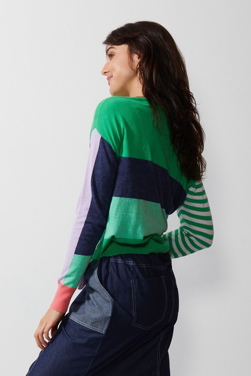 Zaket & Plover Diagonal Stripe Jumper | Frog_Silvermaple Boutique