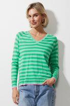 Zaket & Plover Essential Stripe V | Mint_Silvermaple Boutique