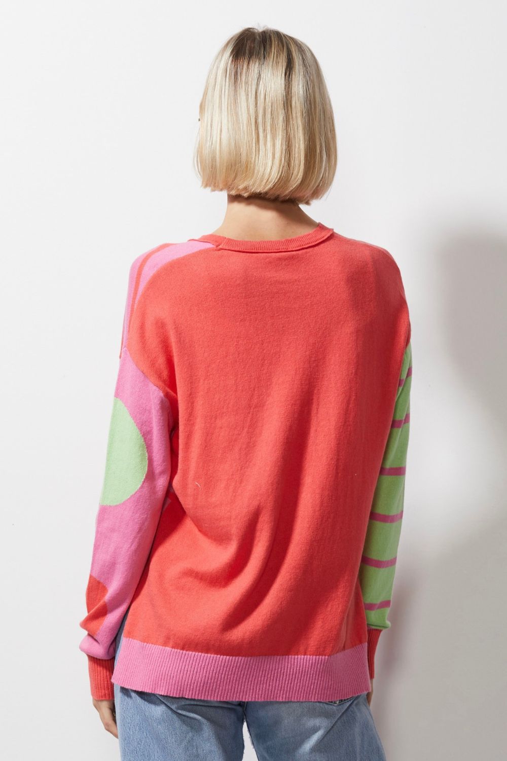 Zaket & Plover Spot On Stripes Jumper | Melon_Silvermaple Boutique