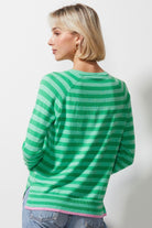 Zaket & Plover Essential Stripe V | Mint_Silvermaple Boutique