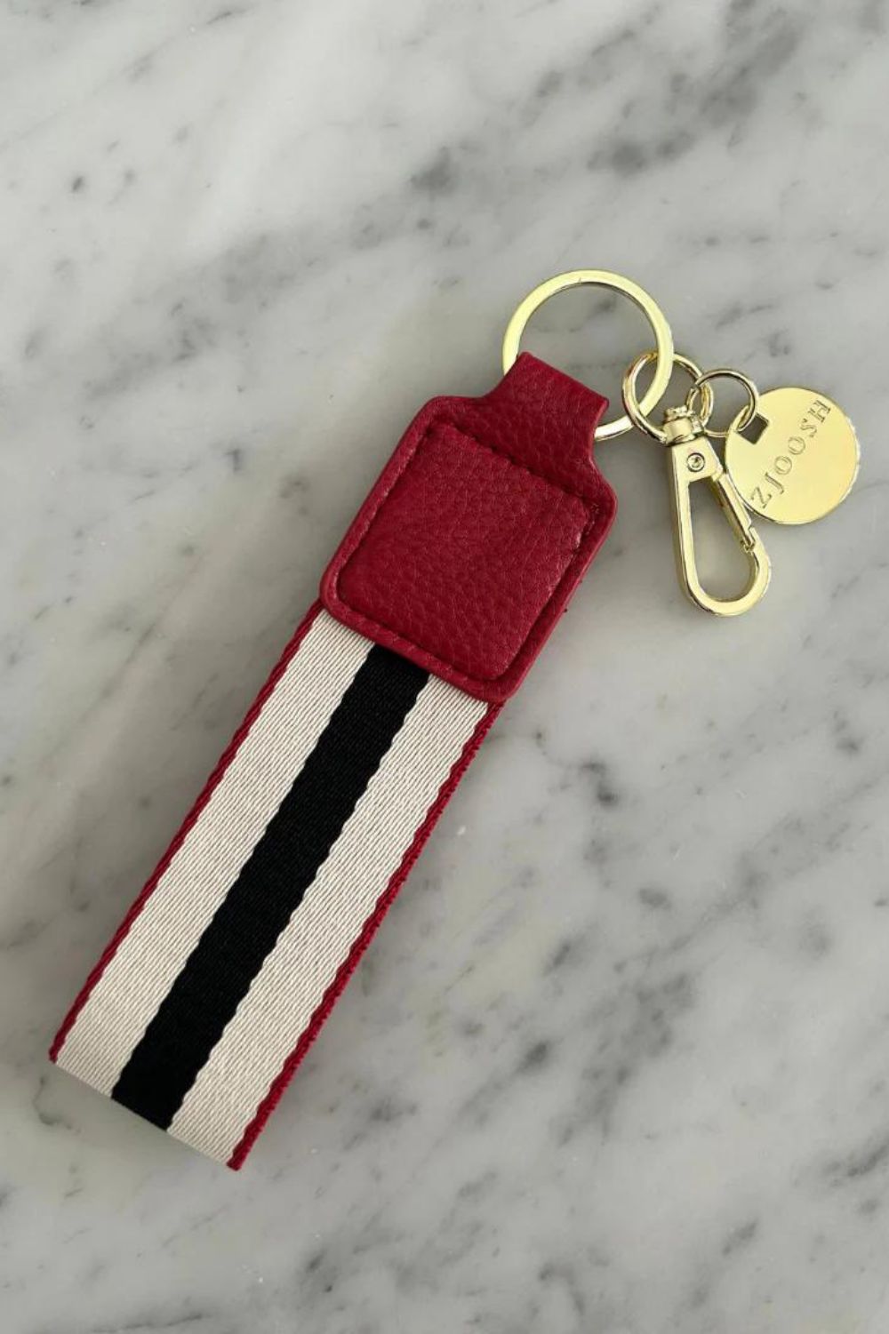 Zjoosh Odie Keyring | White/Black/Red_Silvermaple Boutique