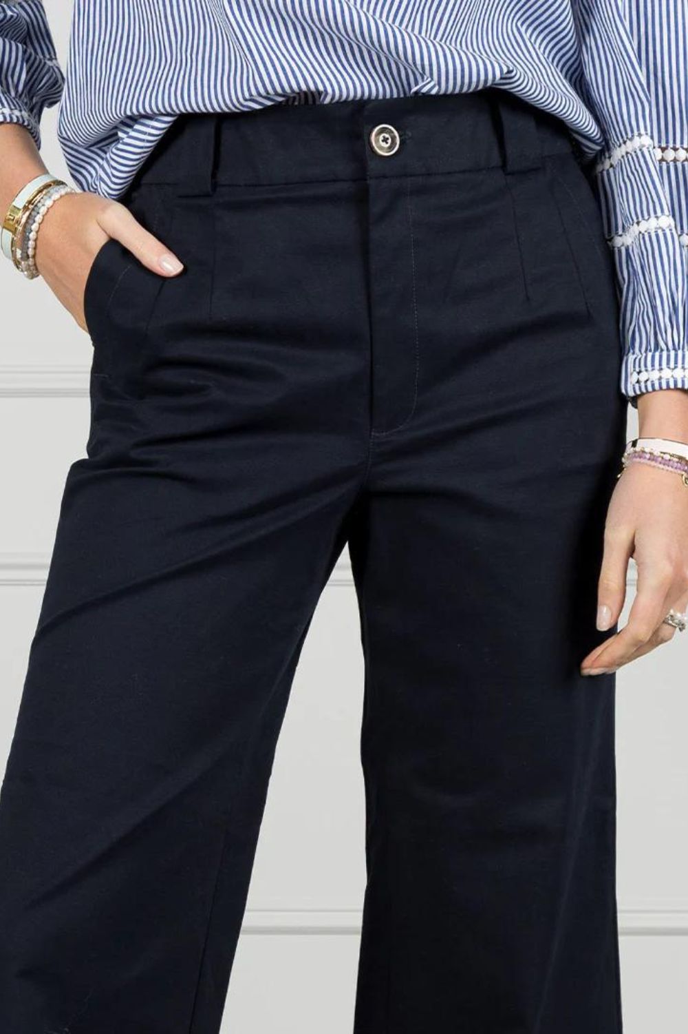 Zjoosh Carla Pants | Navy _Silvermaple Boutique