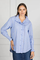 Zjoosh Jessica Striped Shirt | Blue _Silvermaple Boutique