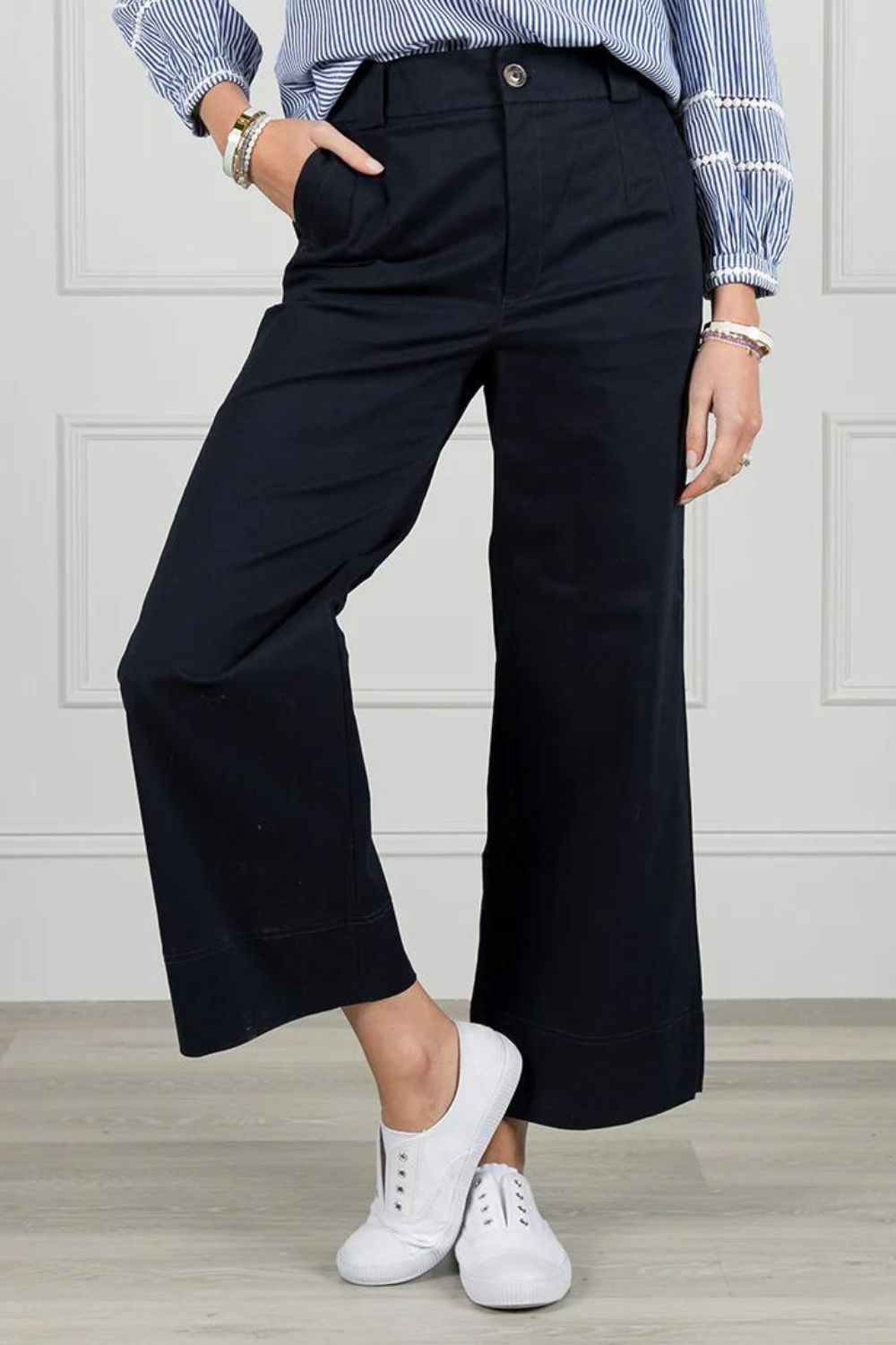 Zjoosh - Carla Pant | Navy - Pants - Silvermaple Boutique 