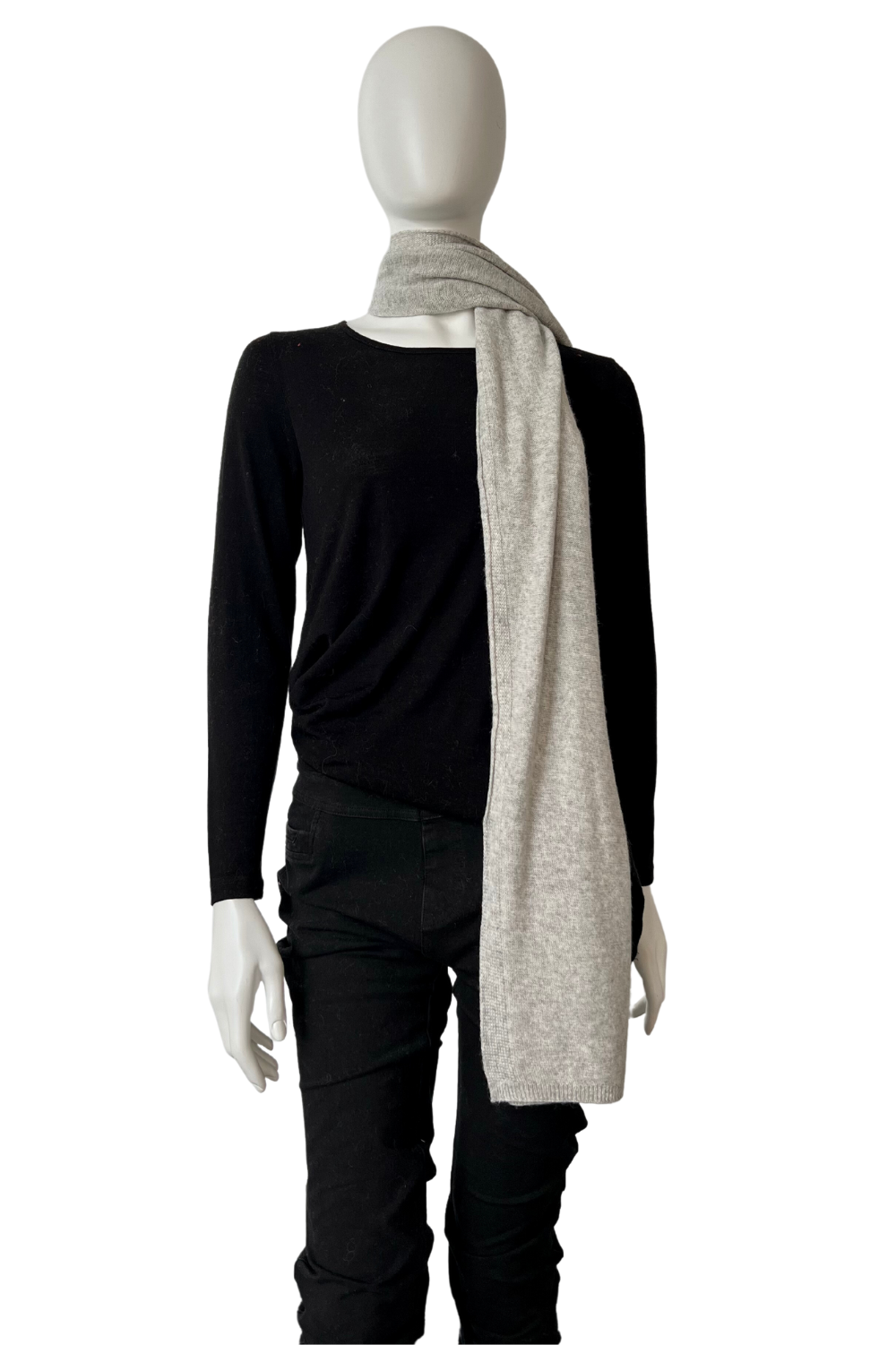 Silvermaple Boutique Nina Scarf Small | Grey _Silvermaple Boutique 