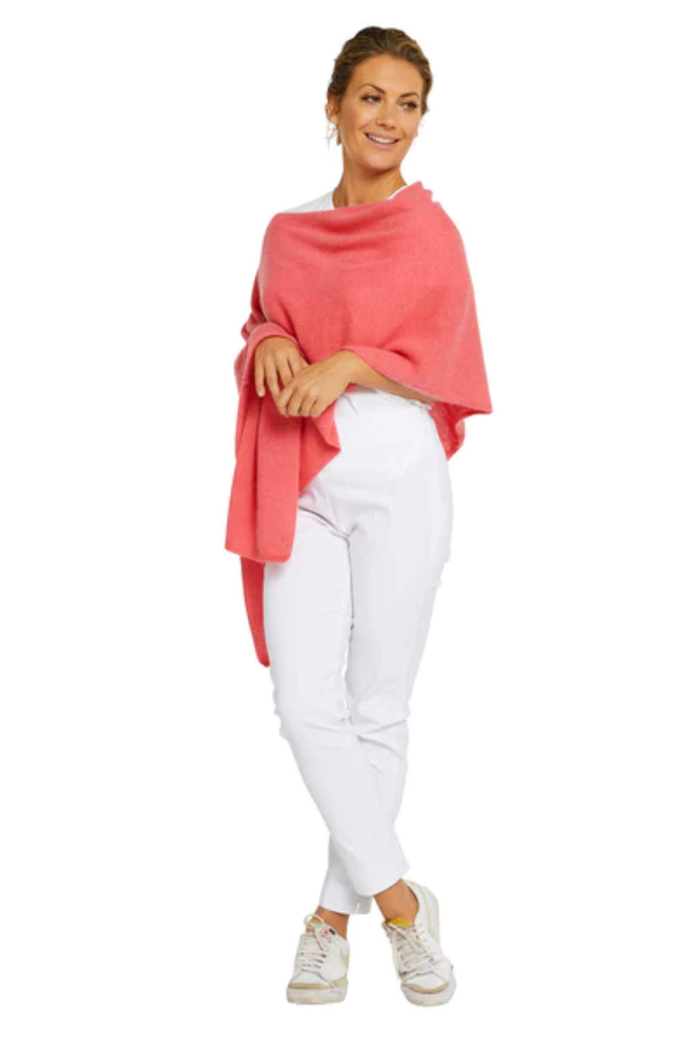 Cashmere Topper | Coral Reef - Silvermaple Boutique