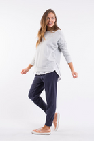 Elm Lifestyle Wash Out Lounge Pant | Navy _silvermaple boutique 