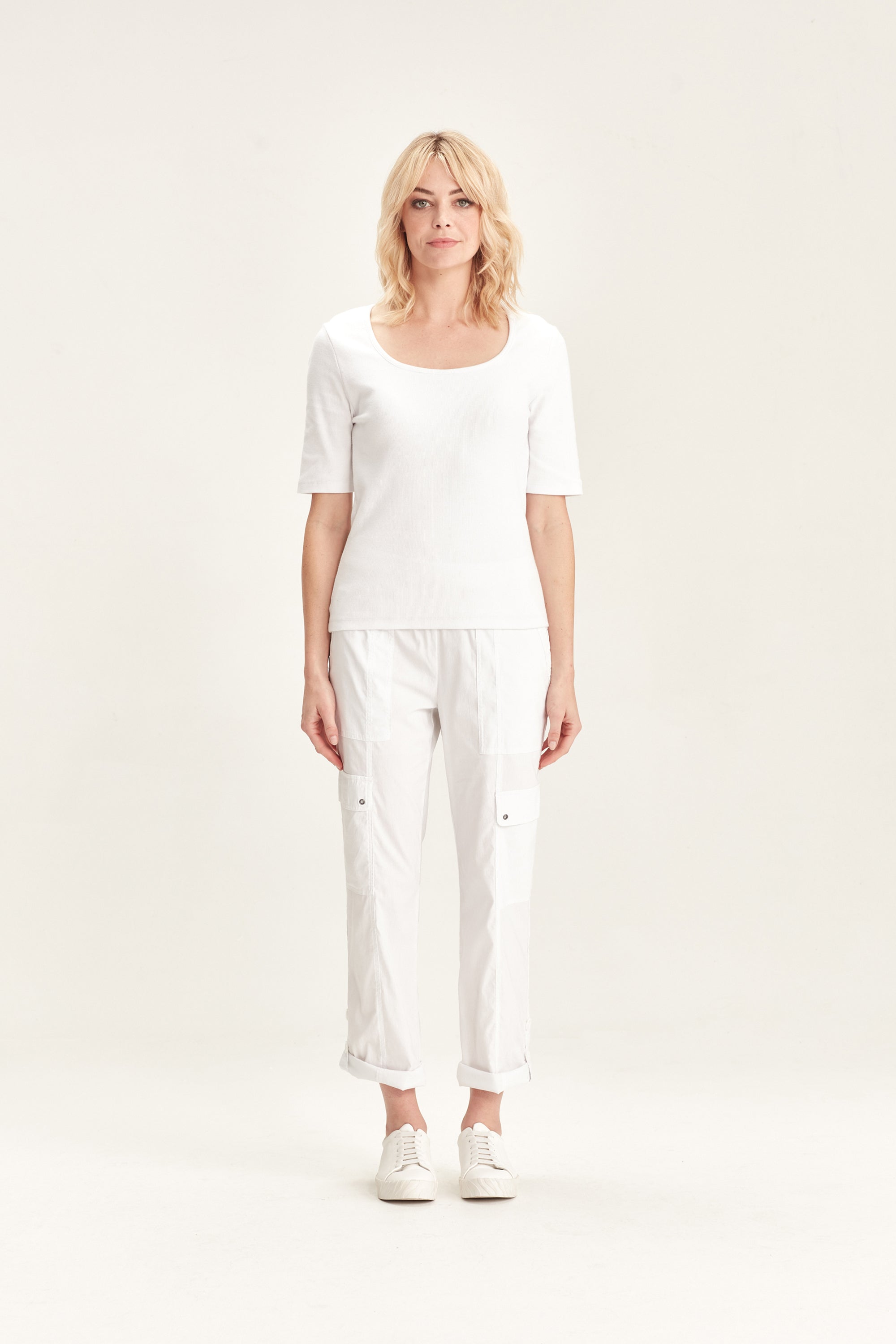 Verge_Acrobat Cargo Pant | White_Silvermaple Boutique