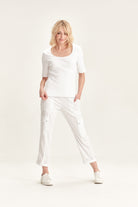 Verge_Acrobat Cargo Pant | White_Silvermaple Boutique